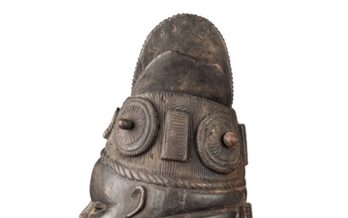 Sierra Leone, probably Moyamba or Bonthe Region, first half 20th century | Mende Helmet Mask