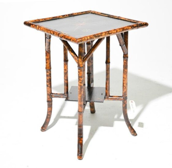 Square British Bamboo Table #1