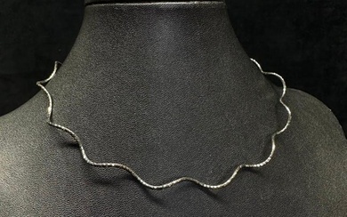 Sterling Silver Twist Necklace