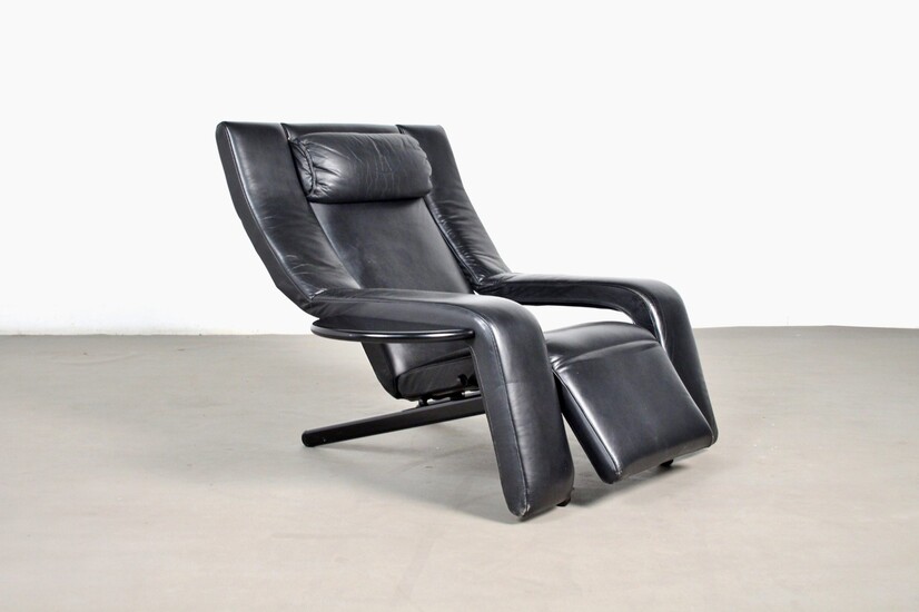 T. Ammannati & G. Vitteli, Lounge Chair Modell Kilkis für Brunati, Italy