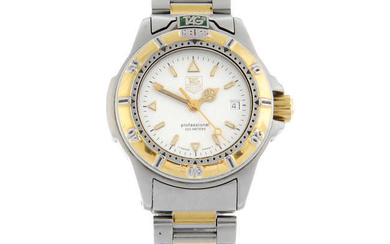 TAG HEUER - a bi-colour 4000 Series bracelet watch, 28mm.