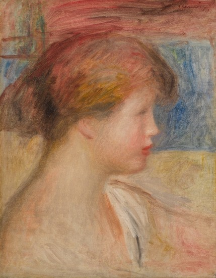 TÊTE DE JEUNE FILLE, Pierre-Auguste Renoir