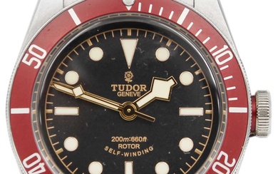 TUDOR - A Tudor Black Bay Heritage gentleman's automatic stainless steel wristwatch, ref. 79220R.