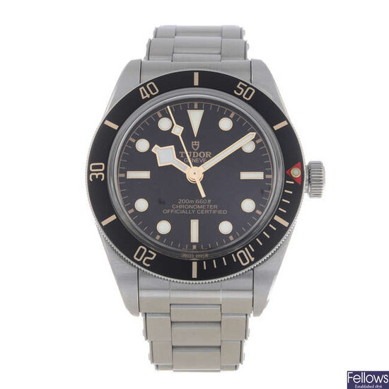 TUDOR - a gentleman's stainless steel Black Bay Fifty-Eight bracelet watch.