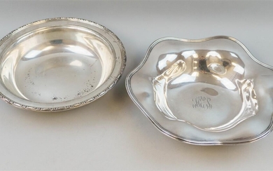 TWO TOWLE SILVER BOWLS