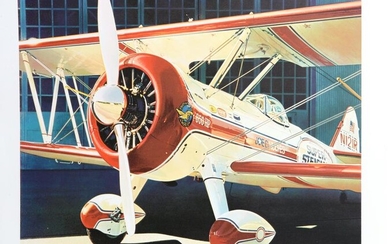 Ted Wilbur, Bi-Plane, Screenprint