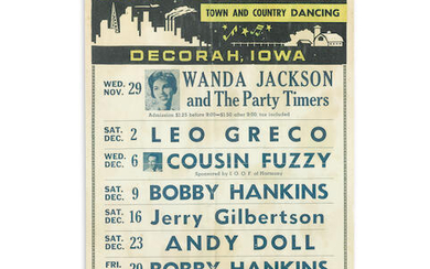 Three Concert Posters from Decorah, Iowa