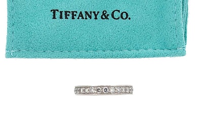 Tiffany & Co - A diamond set full eternity ring