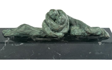 Tosia Malamud (1923-2008) Modern Bronze Sculpture