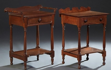 Two American Carved Walnut Pieces, late 19th c.