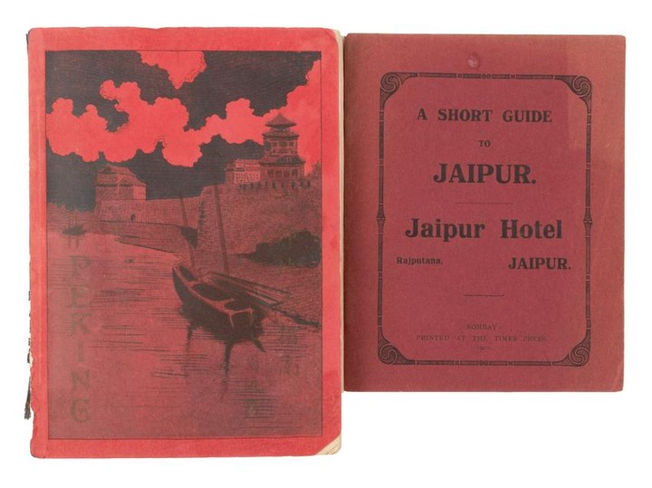 Two guide books, Jaipur and Peking 1909-10