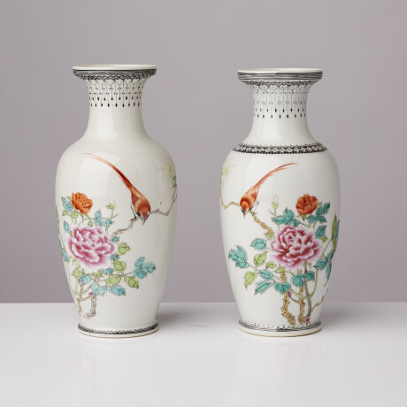 Vases China 1900s Vaser Kina 1900-tal