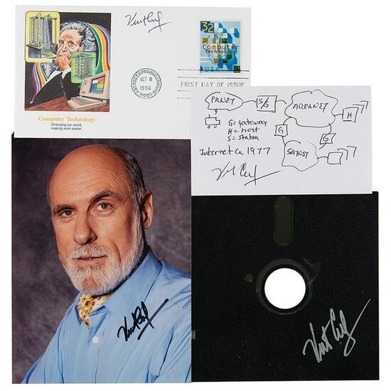 Vint Cerf (4) Signed Items