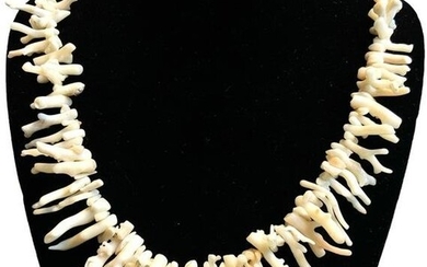 Vintage Angel Skin Coral Necklace
