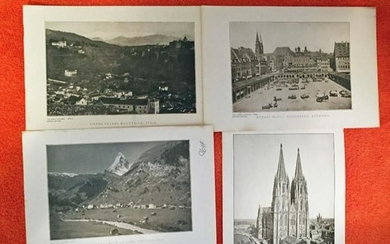 Vintage Group of c1920â€™s Half-tone prints, Germany