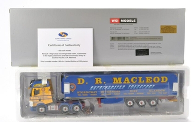 WSI Collectibles 1/50 high detail model truck issue comprising No. 02-2795 Renault T High and