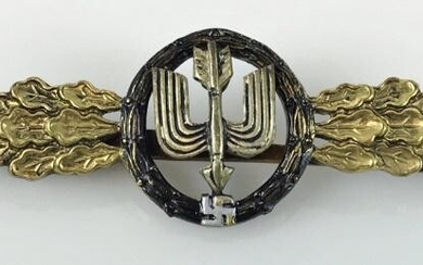 WW2 Luftwaffe Night Fighter Clasp, Gold