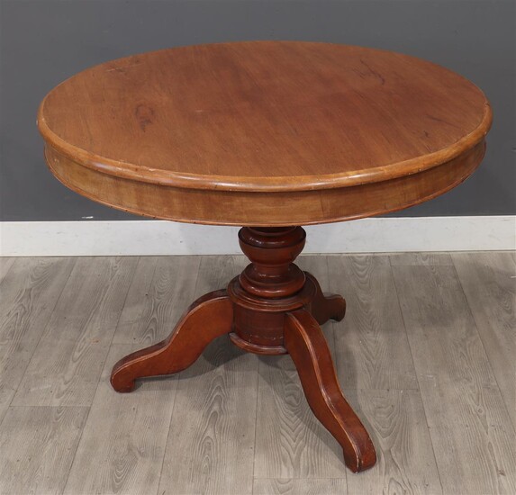 (-), mahonie biedermeier tafel, 19e eeuw