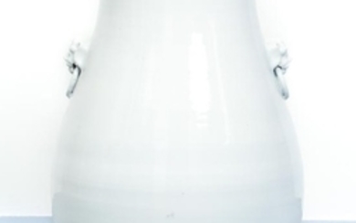 Large Chinese Ceramic White Glaze Vase
