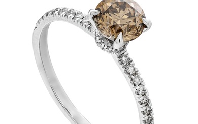 1.19 tcw VS1 Diamond Ring - 14 kt. White gold - Ring - 1.00 ct Diamond - 0.19 ct Diamnods - No Reserve Price