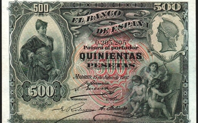 15 de julio de 1907. 500 pesetas. EBC+