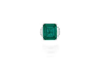 Emerald and Diamond Ring, Monture Cartier