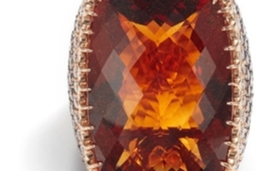 Crivelli, A Topaz and Diamond Ring