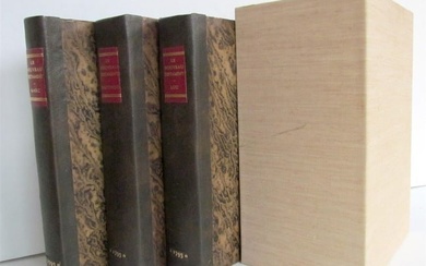 1793 BIBLE 3 VOLUMES ILLUSTRATED FRENCH NEW TESTAMENT antique