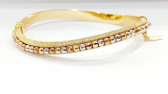 18 kt. Gold, Pink gold, Tricolour, White gold, Yellow gold - Bracelet