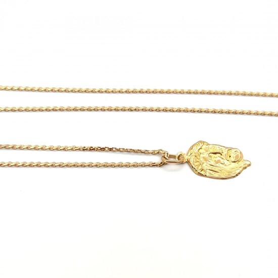 18 kt.Yellow gold - Necklace with pendant