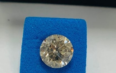 2.52ct loose brilliant cut diamond,M colour,i1 clarity,natural tested...