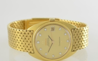 OMEGA 18k yellow gold Constellation gents wristwatch,...