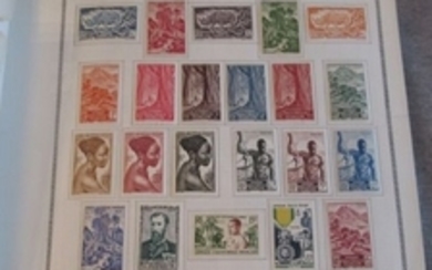 French colonies before and after independence - Significant collection of stamps
