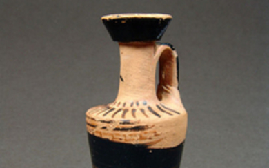 Greek Attic Ceramic Miniature Lekythos