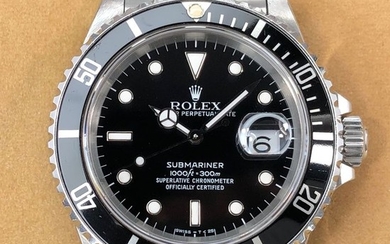 Rolex - Submariner Date, Black Dial - 16610 - Unisex - 1980-1989