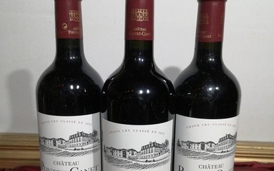 2008 Chateau Pontet Canet - Pauillac Grand Cru Classé - 3 Bottles (0.75L)