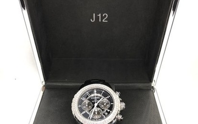 Chanel - J12 Chronographe Diamants - H1008 - Unisex - 2011-present