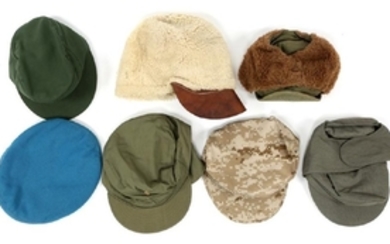 WORLD MILITARY HAT MIXED LOT OF 6