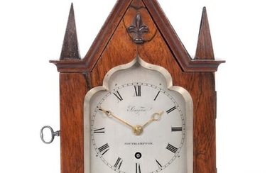A Small Rosewood Mantel Timepiece, signed Simson, Southampton, circa 1835,...