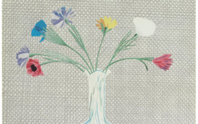 DAVID HOCKNEY (B. 1937), Coloured Flowers Made of Paper and Ink