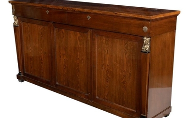 Empire Style Rosewood Sideboard
