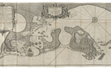 [POINTIS, Jean-Bernard Desjeans de (1645-1707)]. Relation de l’expédition de Carthagène, faite par les Français en 1697. Amsterdam, Héritiers d’Antoine Schelte, 1698.