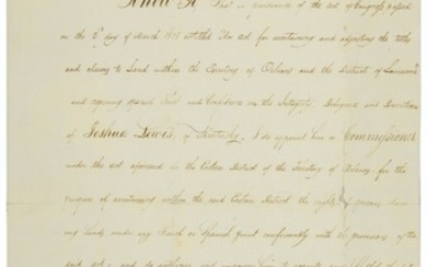 Sorting land titles in Louisiana, THOMAS JEFFERSON & JAMES MADISON, 28 JUNE 1805