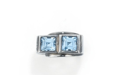 Synthetic blue stone ring, René Boivin, circa 1935