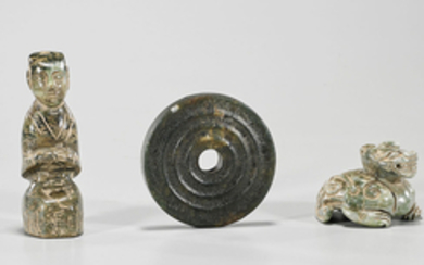 Three Archaistic Chinese Stone Carvings
