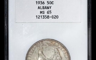 A United States 1936 Albany Commemorative 50c Coin