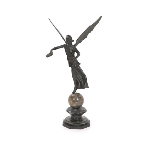 A 19th century Italian Grand Tour bronze figure, of the Samo...