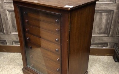 A VICTORIAN MAHOGANY COLLECTOR'S CABINET OF