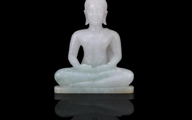 A Chinese jadeite Buddha
