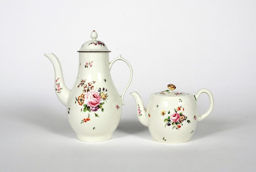 A Derby coffee pot and cover and a...